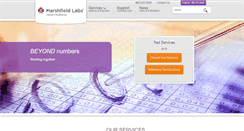 Desktop Screenshot of marshfieldlabs.org